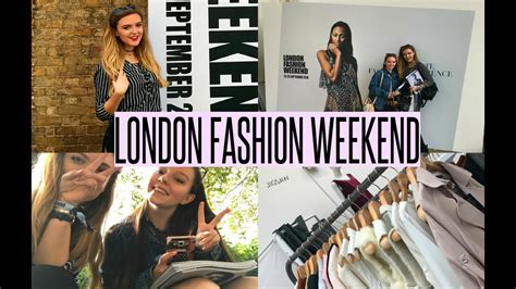 Vlog London Fashion Weekend Youtube