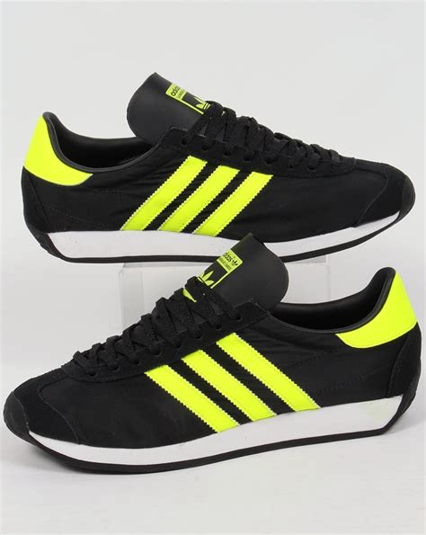 Get great deals on ebay! Adidas Country OG Trainers Black/Solar Yellow,originals ...