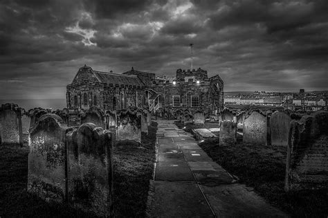 St Marys Church Whitby Yorkshire Historic Gothic Graveyard