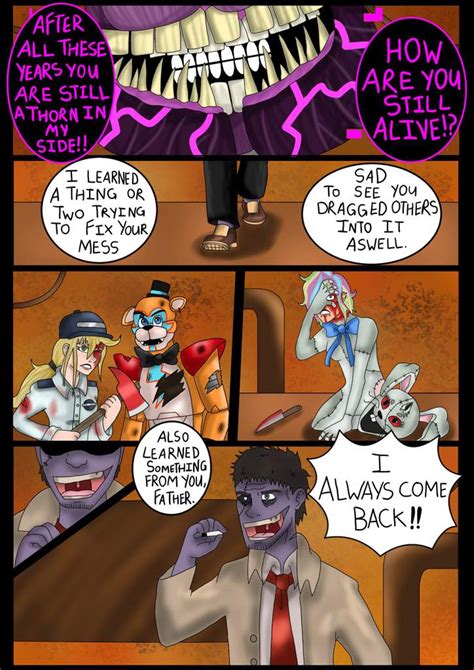 I Always Come Back A Page Security Breach Comic Five Nights At Freddy S Amino