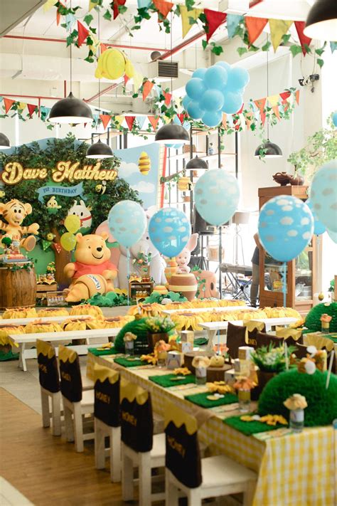 Winnie The Pooh Birthday Party Ideas Photo 2 Of 24 Catch My Party