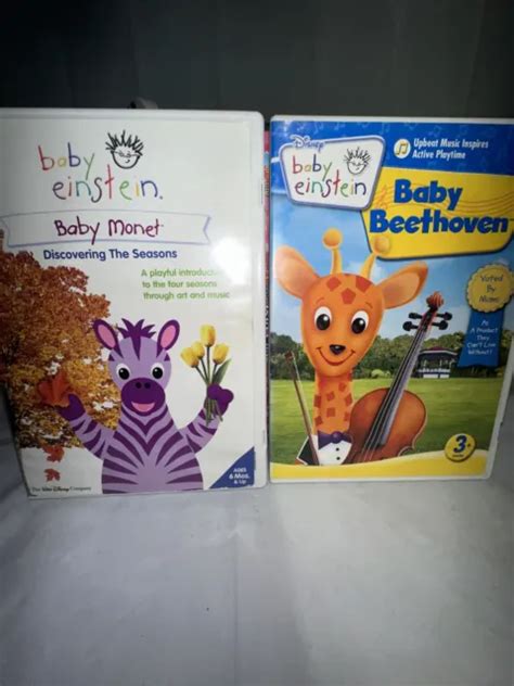 Baby Einstein Baby Dvd Lot Of Beethoven Baby Monet 770 Picclick