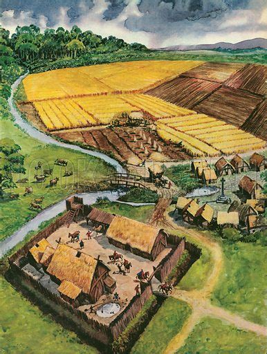 An Early Mediaeval Anglo Saxon Village Historical Articles And