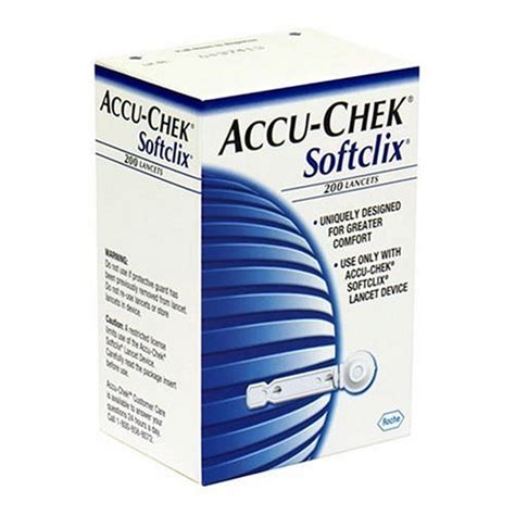 Its rotatable cap offers 11 fixed depth settings for different skin types. Accu-Chek Softclix Sterile Lancets (200 Lancets) - lancets.org