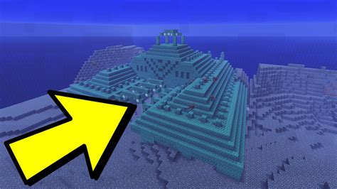 MINECRAFT PE 0 16 0 COMO ACHAR O TEMPLO NO OCEANO DUAS SEEDS PARA