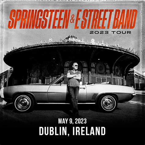 Bruce Springsteen May 9 2023 Rds Arena Dublin Ireland Live Bruce