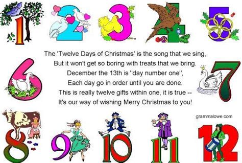 Funny 12 Day Of Christmas Lyrics Merry Christmas Poems Christmas