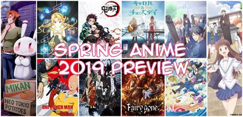 Spring Anime 2019 Preview Angryanimebitches Anime Blog