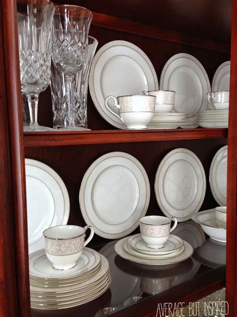 As you're changing up your mantle and bookcases with the seasons and holidays, make. Tips on How to Arrange a China Cabinet - Average But ...
