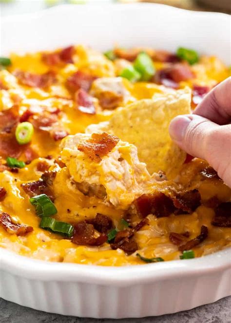 Slow Cooker Chicken Ranch Bacon Dip The Cozy Cook