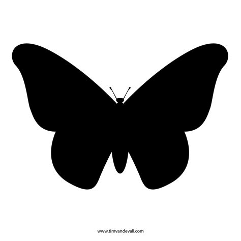 Butterfly Stencils Printable Free Butterfly Stencil Monarch