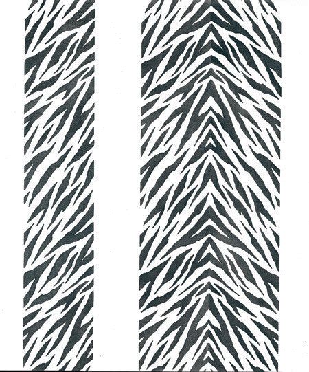 Stencils Zebra Stripes Furniture Stencil