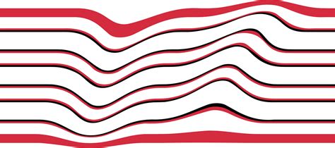 Abstract Red Wave Flow Line Striped Transparent Background 35666294 Png