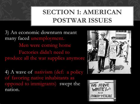 Ppt Section 1 American Postwar Issues Powerpoint Presentation Free