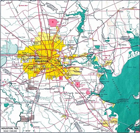 Street Map Of Houston Texas Printable Maps