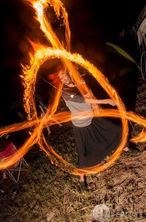 Fire Poi Flow Arts Fire Poi Outdoor Decor