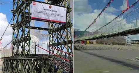 Indian Army Builds Ladakhs Longest Suspension Bridge In Record Time