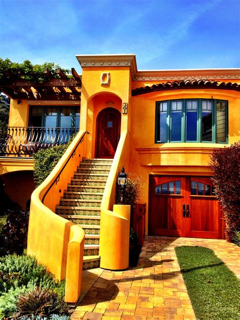 Spanish Style House In Sausalito Personal Photo Note Staircase
