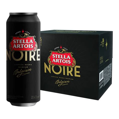 Cerveza Stella Artois Noire 473 Cc 6 Un Masonline Más Online