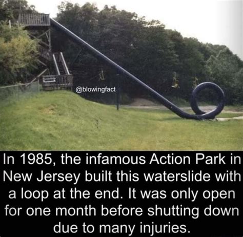 In 1985 The Infamous Action Park In New Jersey Built This Waterslide