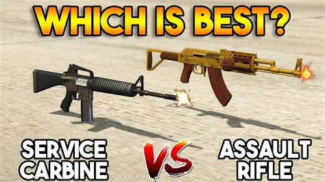 Gta 5 Online Service Carbine Vs Assault Rifle Which Is Best Weapon