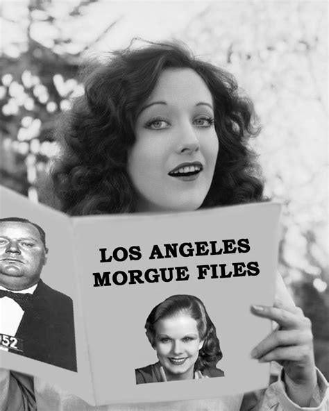 Los Angeles Morgue Files Joan Crawford Reads Los Angeles Morgue Files