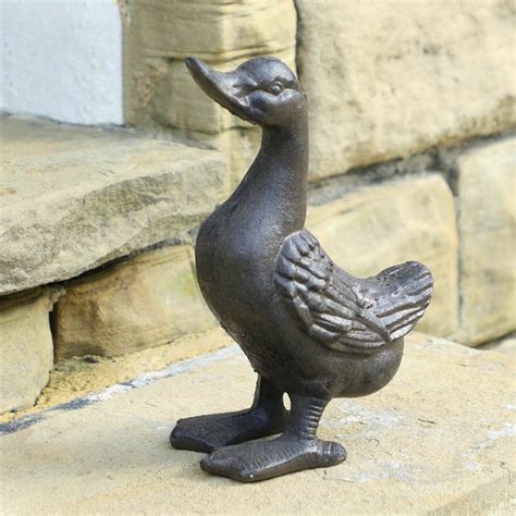 6th Anniversary Iron Duck Garden Ornament By Dibor