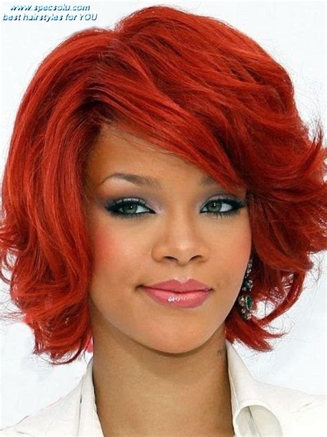 Shoulder length red hairstyles for short hair. 50 Best Medium Hairstyles For Black Women 2020 | Cruckers