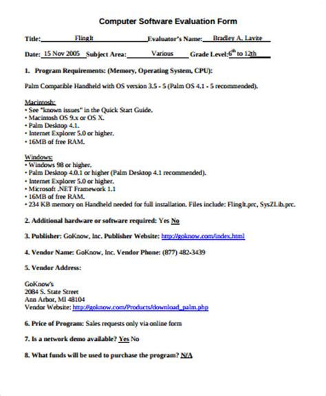 Compare cloud computing and linking a large number of computers in network to support complex problem solving! FREE 9+ Sample Software Evaluation Forms in MS Word | PDF