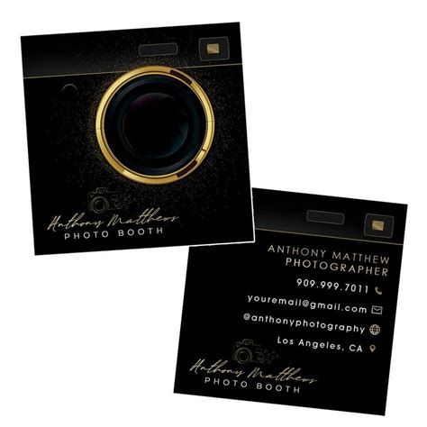 Create your own business cards without design skills ⏩ crello business card maker completely free choose professional business card templates. Gold Lens Photography Business Card Digital File GRAPZI | Etsy in 2020 | Photographer business ...