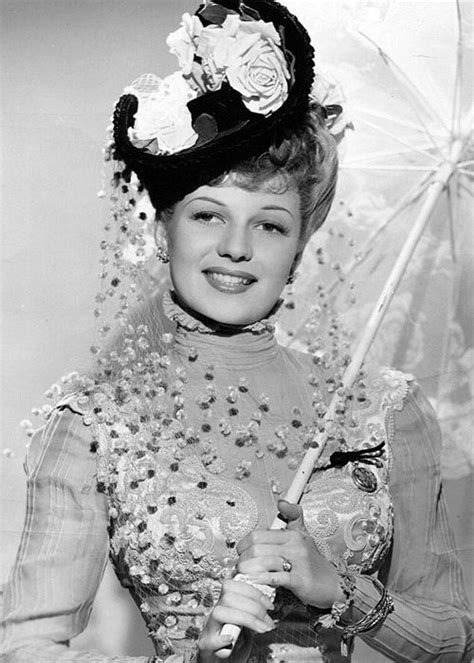 Rita Hayworth In A Publicity Portrait For The Strawberry Blonde 19 Rita Hayworth Rita