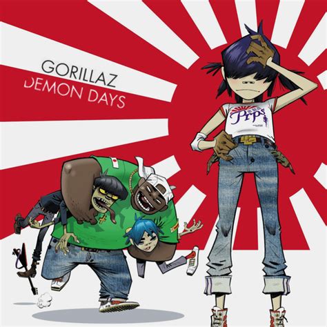 Every Gorillaz Album Cover In The Style Of Every Gorillaz Album Cover