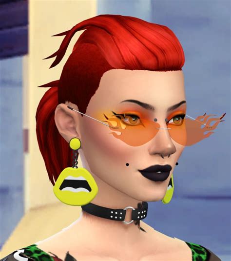 Vertigo Hair Sims4satan Punk Hair Hair Sims 4 Game
