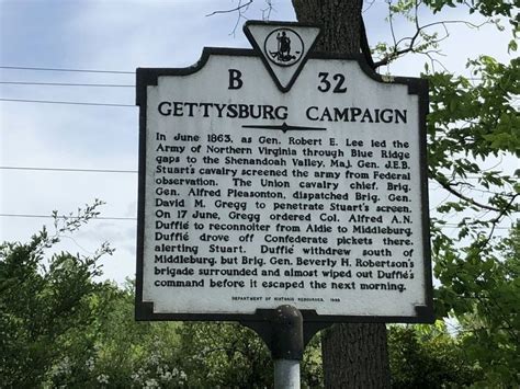 Gettysburg Campaign Historical Marker