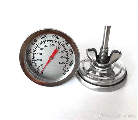 Stainless Steel Bbq Grill Dutch Oven Thermometer Bimetal Temperature