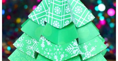 Folded Paper Christmas Tree Ornaments What Can We Do With Paper And Glue
