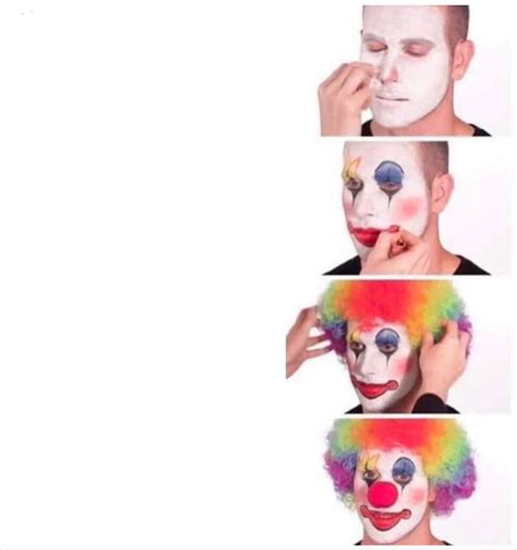 Clown Applying Makeup Memes Imgflip