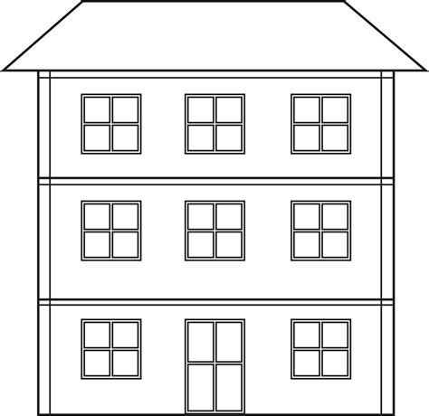 Three Story House Clipart Clip Art Library