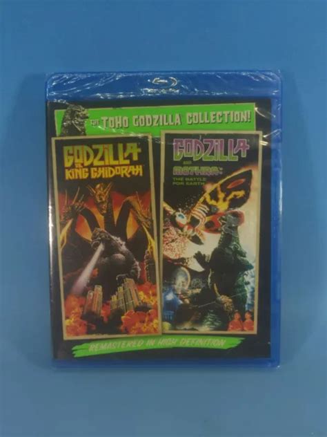 Godzilla Vs King Ghidorah Godzilla Vs Mothra Blu Ray Oop New Sealed