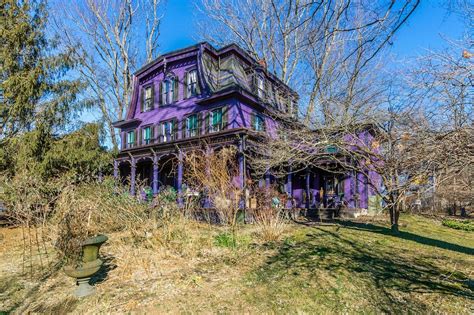 This Bright Purple Victorian Mansion Can Be Yours For 15m Photos