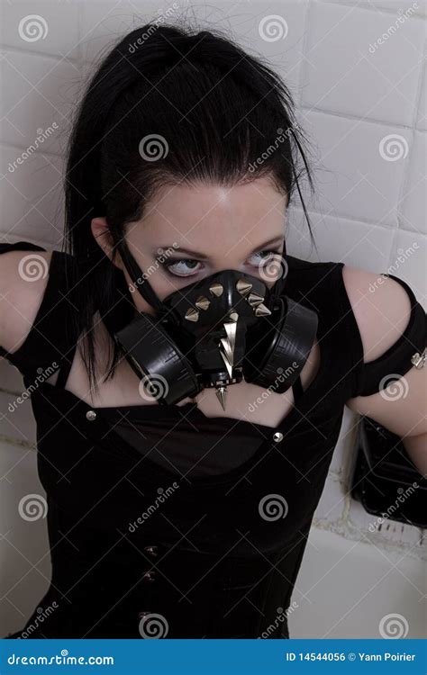 Psycho Goth Girl Stock Photo Image Of Goth Derange 14544056