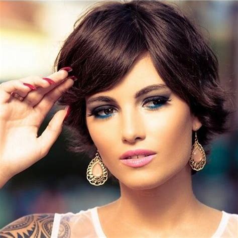 Top Quality Short Natural Hairstyle 100 Hu Man Hair Wigs For Women