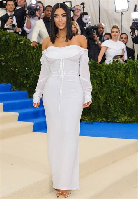 Met Gala Kim Kardashian Shocks In White Vivienne Westwood Dress
