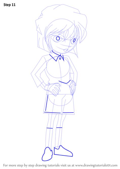 Step By Step How To Draw Ai Haibara From Detective Conan