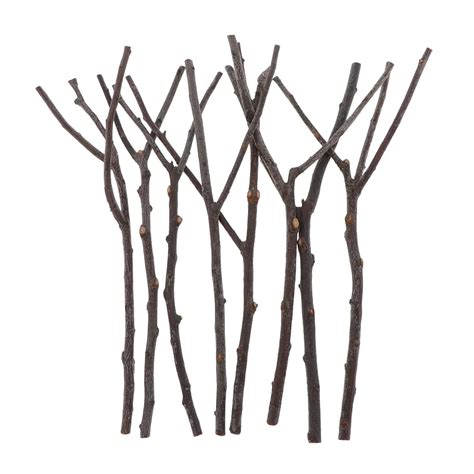 8 Pack Natural Wood Branches Farmhouse Style Real Tree Branches Diy