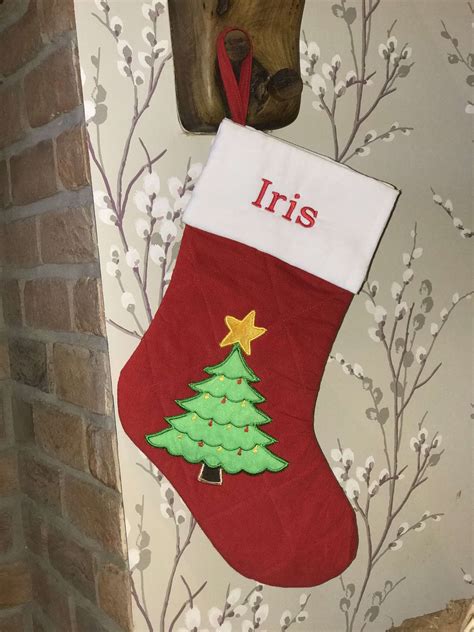 Christmas Tree Stocking Made With Love