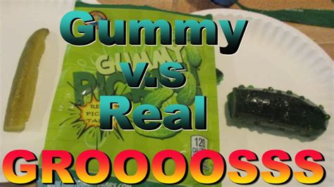 Gummy Vs Real Food Youtube