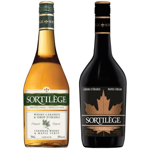 Duo Crème And Whisky Canadien Au Sirop Dérable Sortilège Vente En Ligne