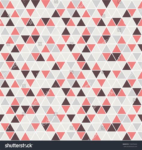 Seamless Triangle Pattern Vector Background Geometric