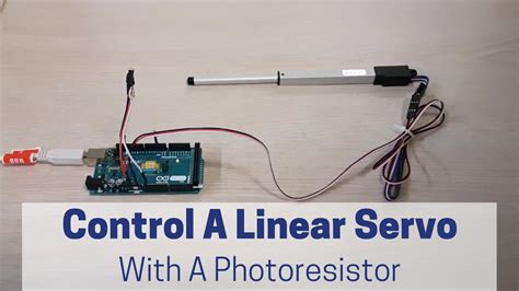 Arduino Linear Actuator Control Using A Photocell Youtube